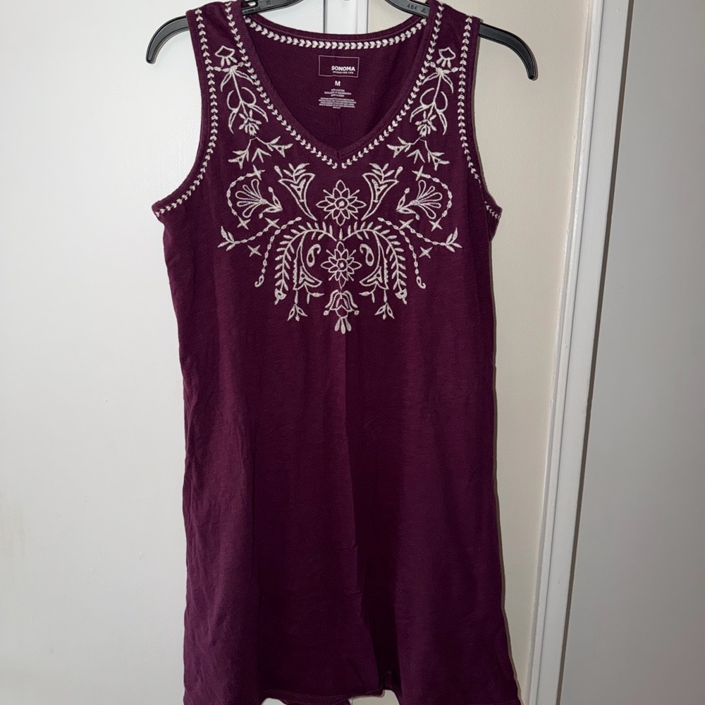 Embroidered Cotton Dress